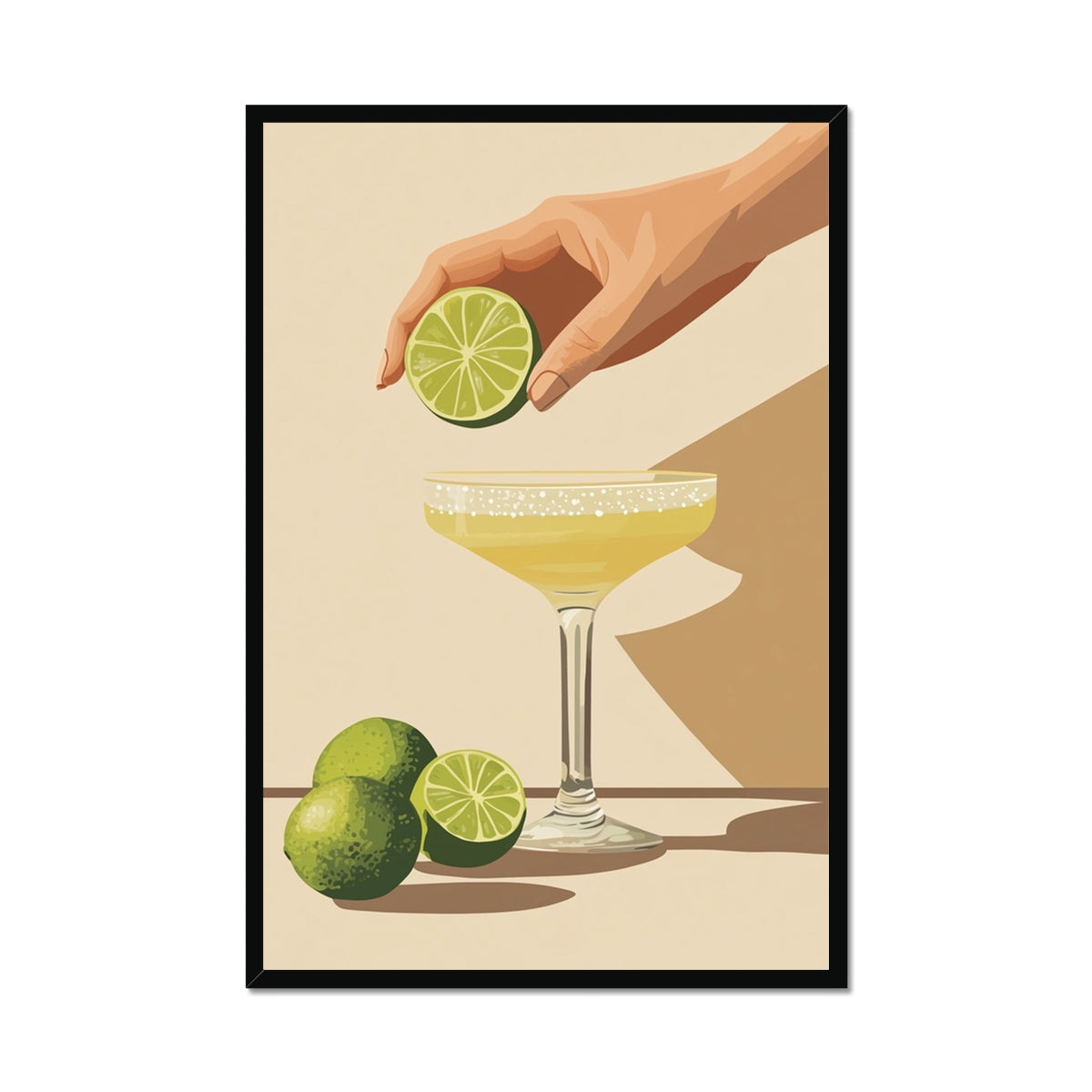 Jen Fargeot Creative | Illustration | Wall Art | Margaritas! | Framed Print