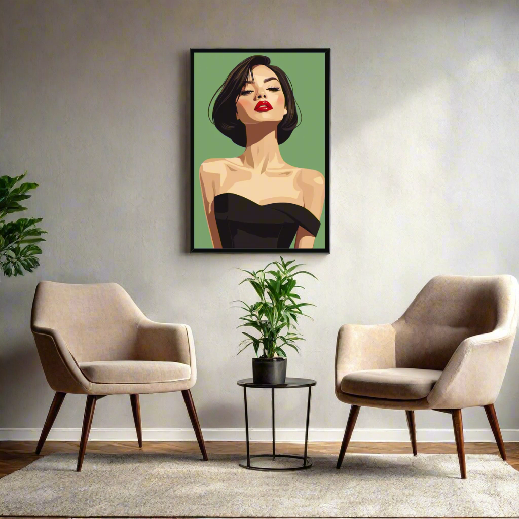 Jen Fargeot Creative | Illustration | Wall Art | She's Got It All | Framed Print