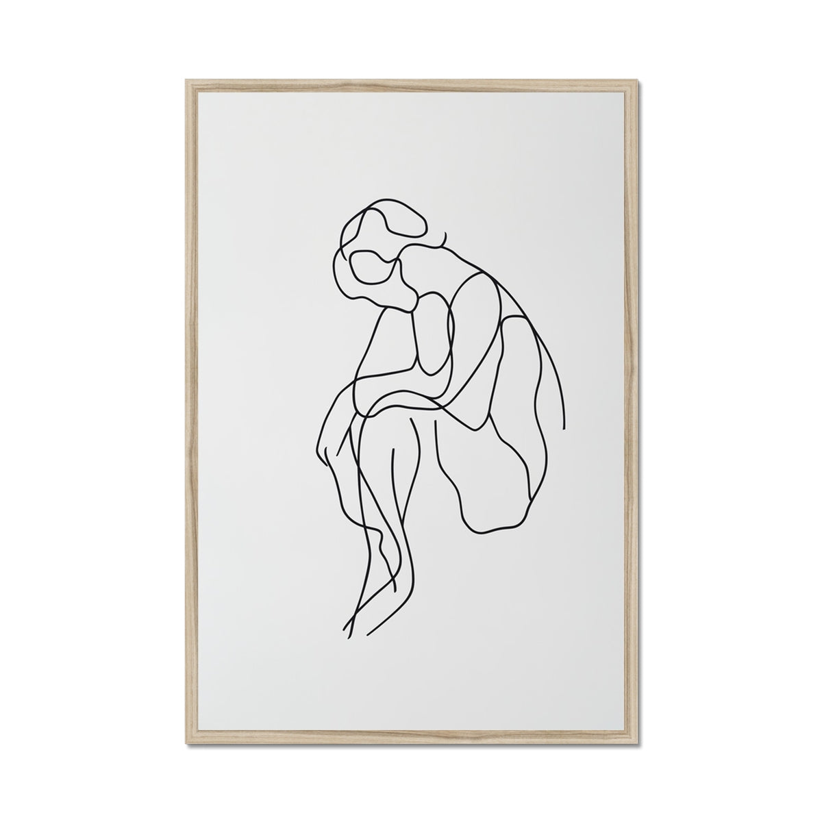 Jen Fargeot Creative Minimalist | Wall Art | Think Between The Lines | Framed Print