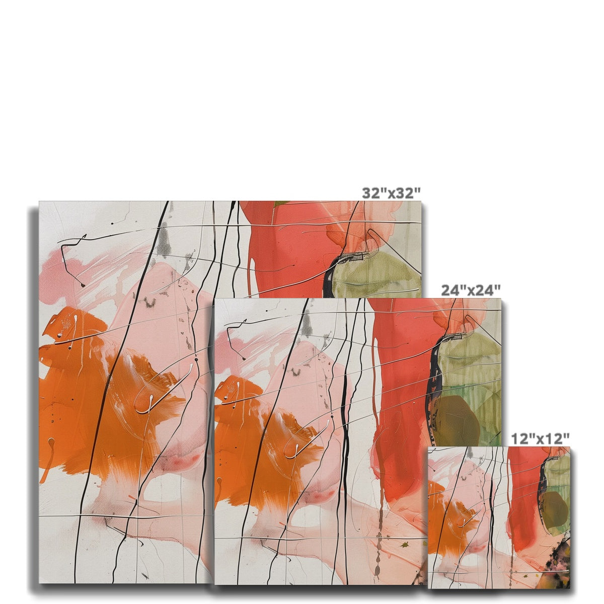 Jen Fargeot Creative | Abstract | Wall Art | Fragmented Dreams (2) | Canvas
