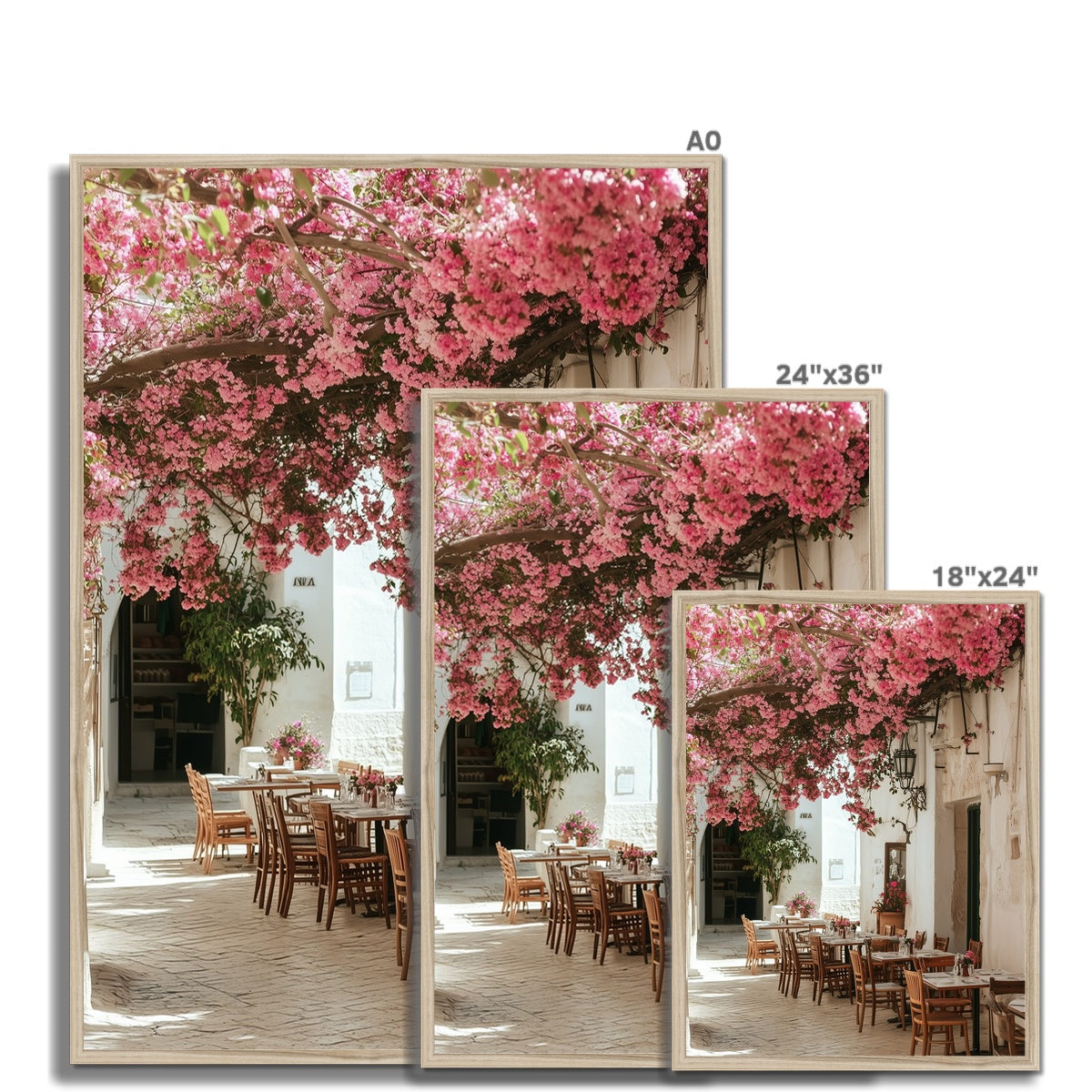 Jen Fargeot Creative | Mediterranean | Wall Art | Puglia Restaurant | Framed Print
