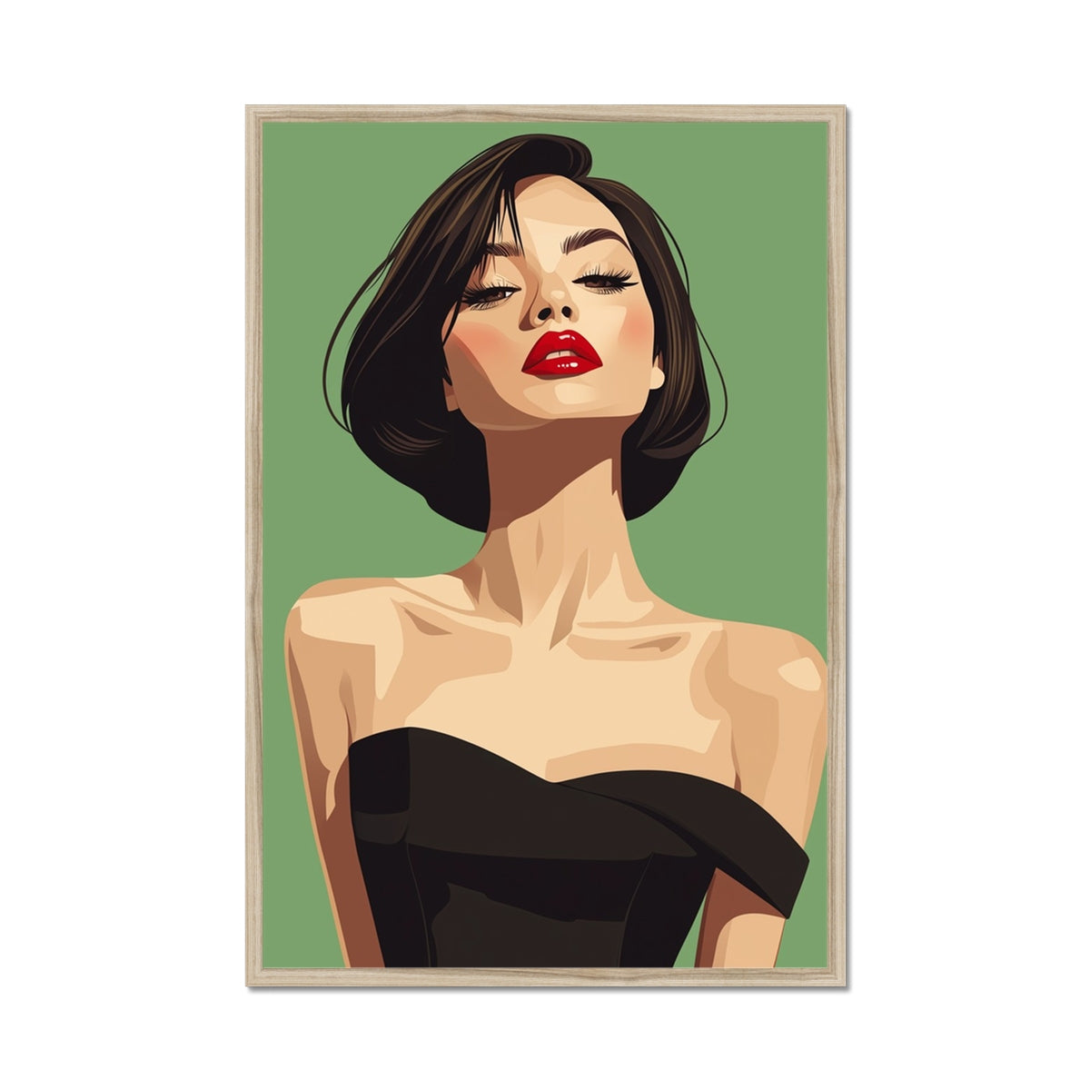 Jen Fargeot Creative | Illustration | Wall Art | She's Got It All | Framed Print