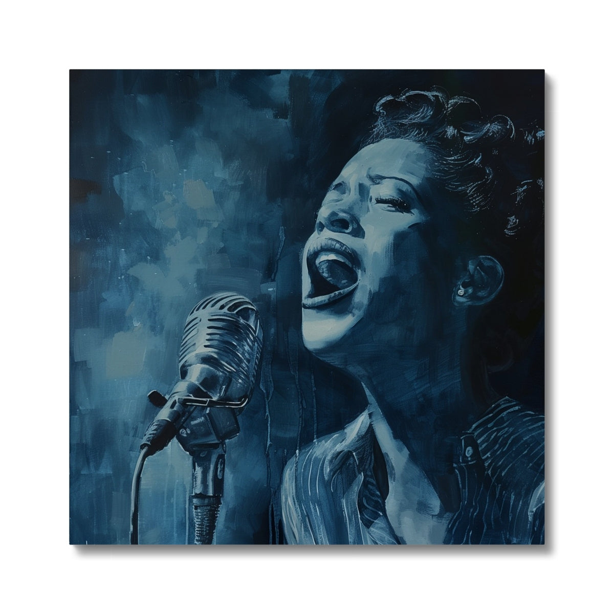 Jen Fargeot Creative | Jazz | Wall Art | Jazz Singer Bessie (2) | Canvas