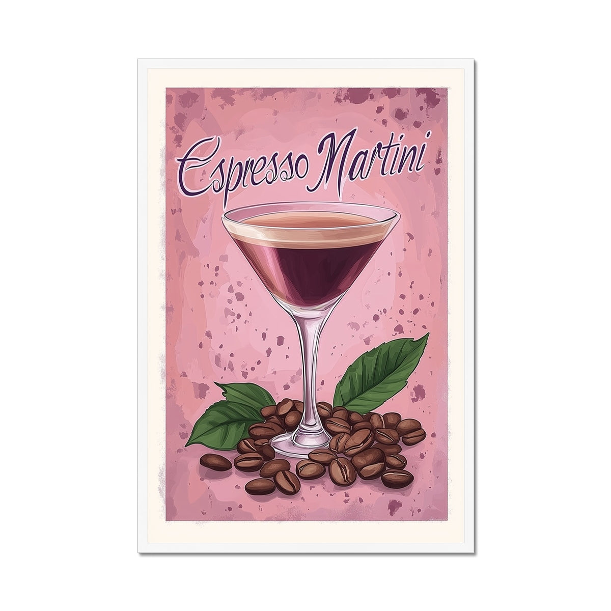 Jen Fargeot Creative | Illustration | Wall Art | Espresso Martini | Framed Print