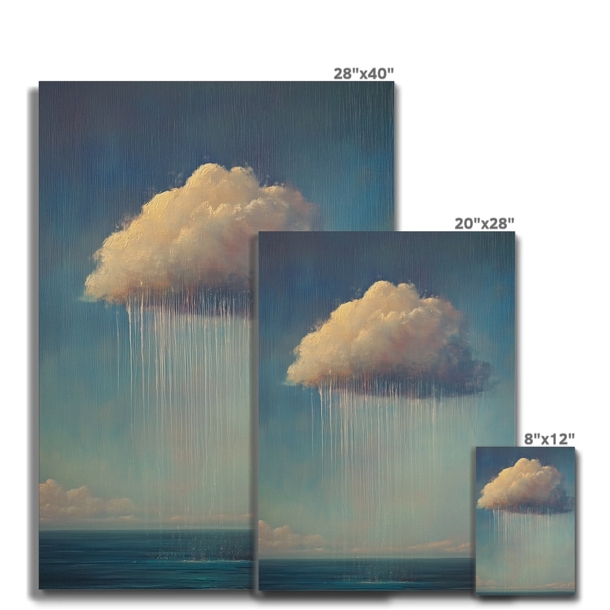 Jen Fargeot Creative | Hyperrealism | Wall Art | Dreaming In Rain | Canvas