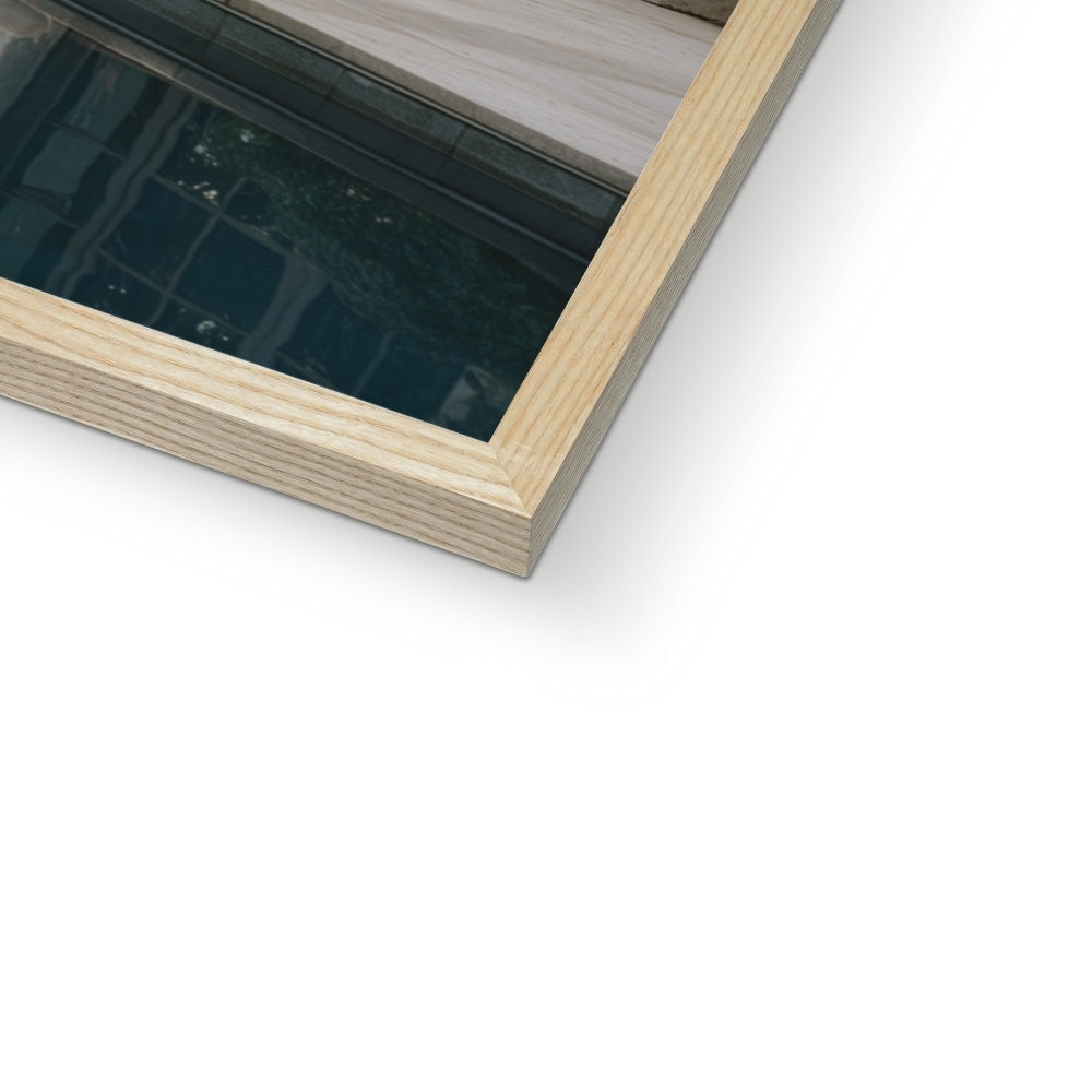 Jen Fargeot Creative | Architecture | Wall Art | The Mansion's Poolside (2) | Framed Print