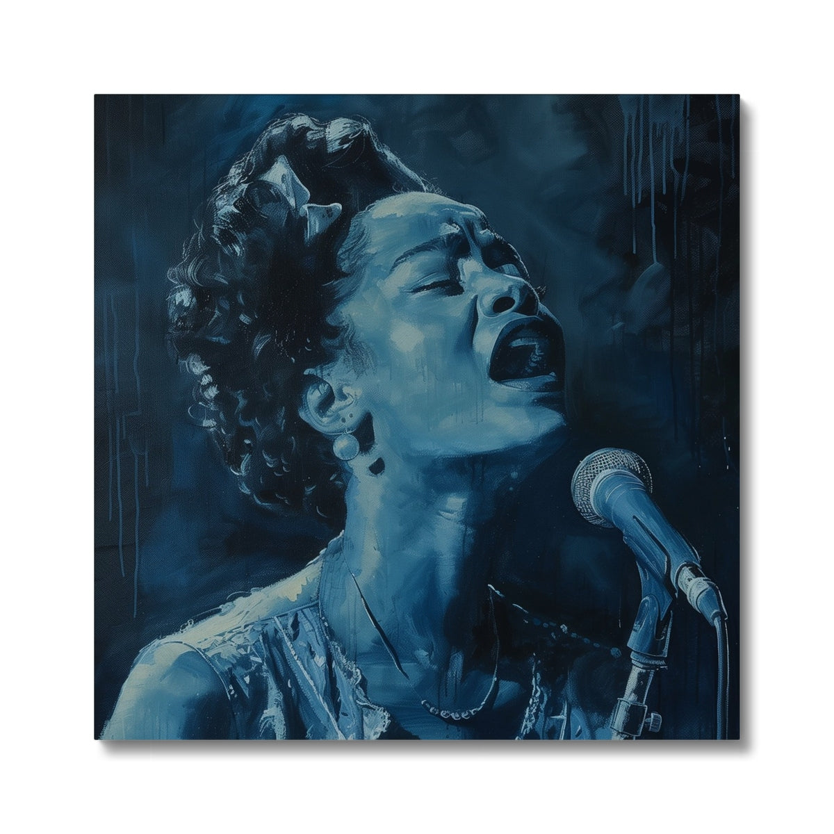Jen Fargeot Creative | Jazz | Wall Art | Jazz Singer Bessie (3) | Canvas