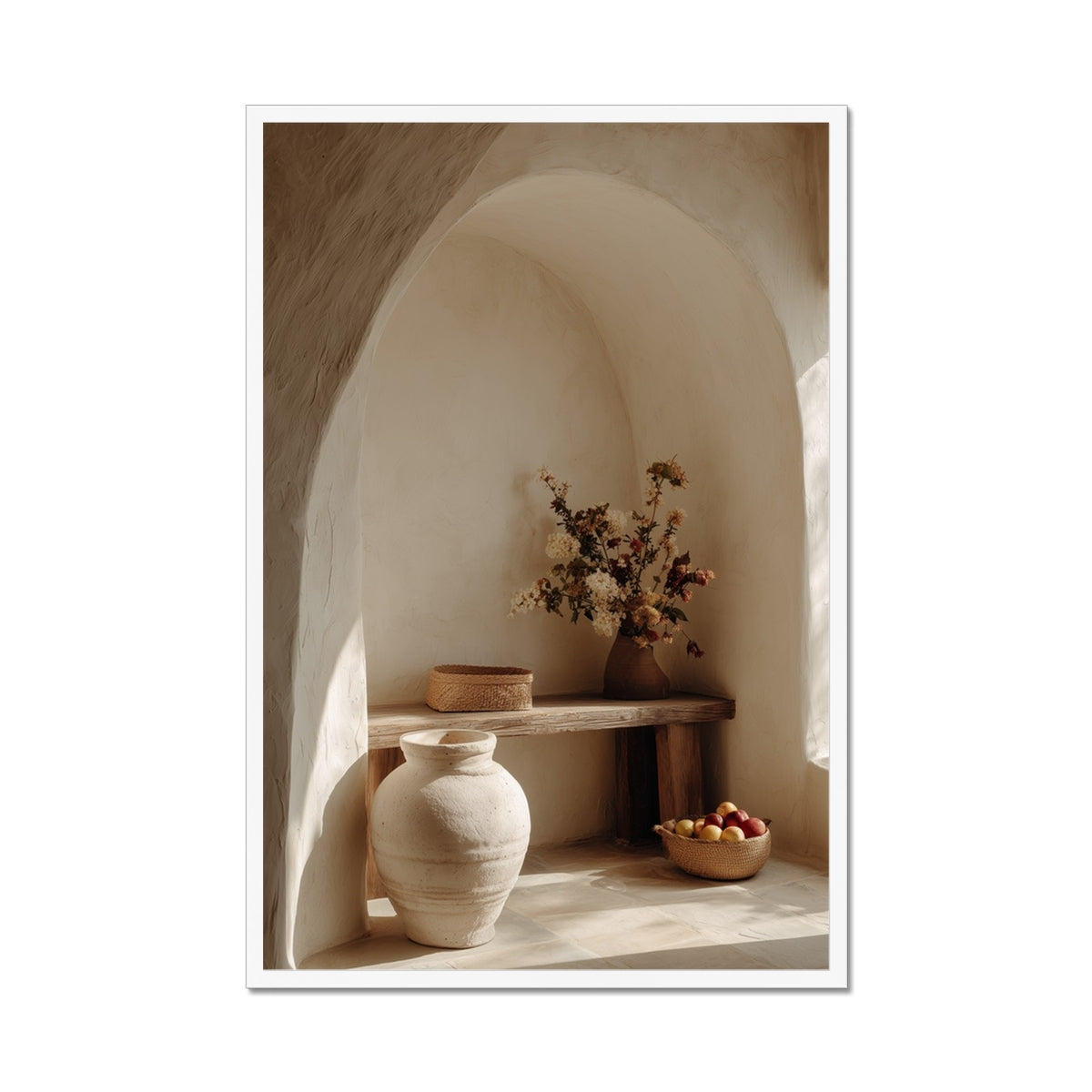 Jen Fargeot Creative | Architecture | Wall Art | A Sunny Alcove | Framed Print