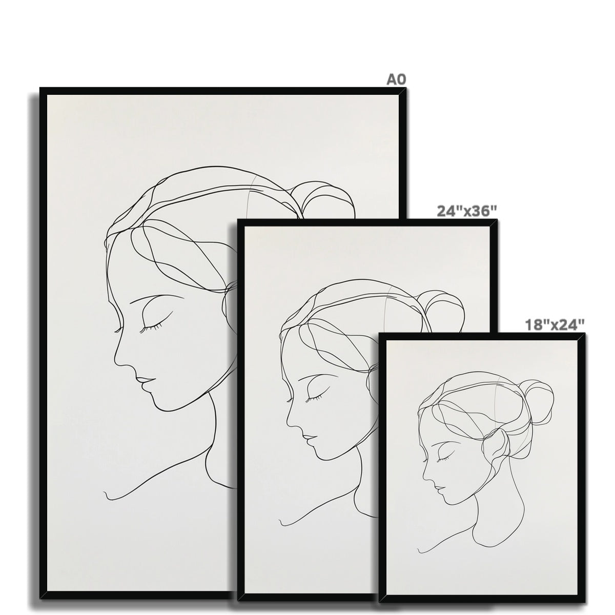Jen Fargeot Creative | Minimalist | Wall Art | A Thread of Thoughts | Framed Print