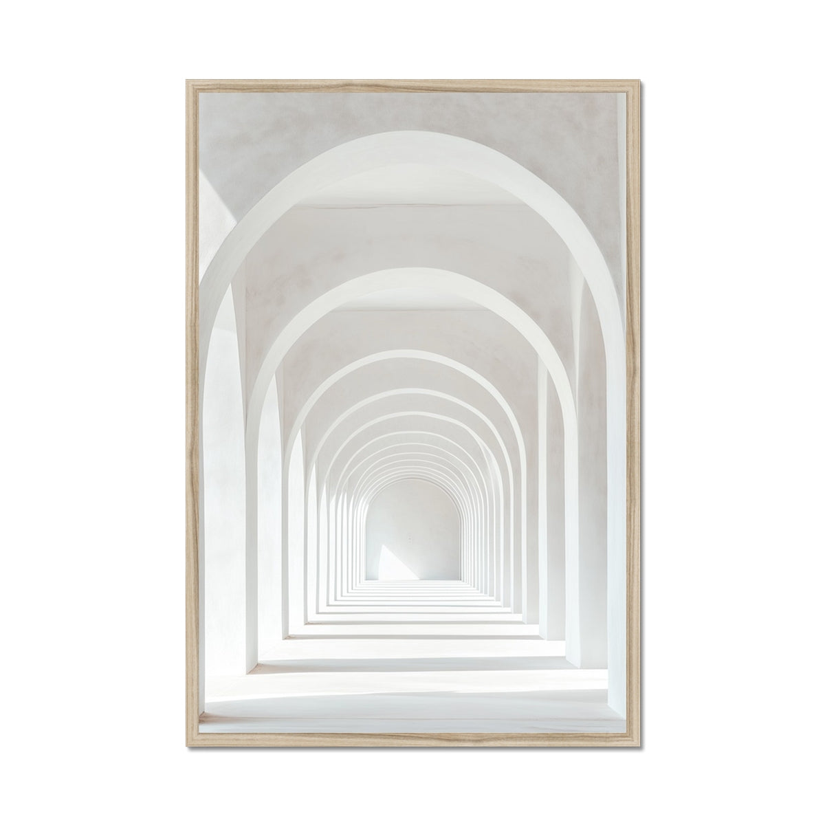 Jen Fargeot Creative | Architecture | Wall Art | White Arches | Framed Print