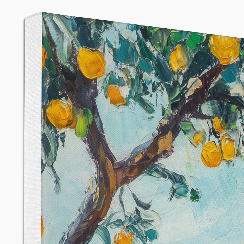 Jen Fargeot Creative | Mediterranean | Wall Art | Friendship Under The Lemon Tree (3) | Canvas