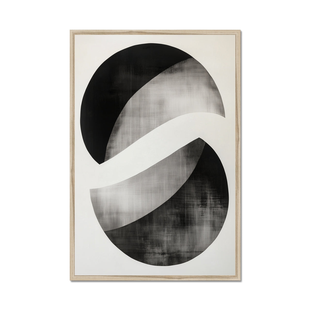 Jen Fargeot Creative | Minimalist | Wall Art | Yin Yang | Framed Print