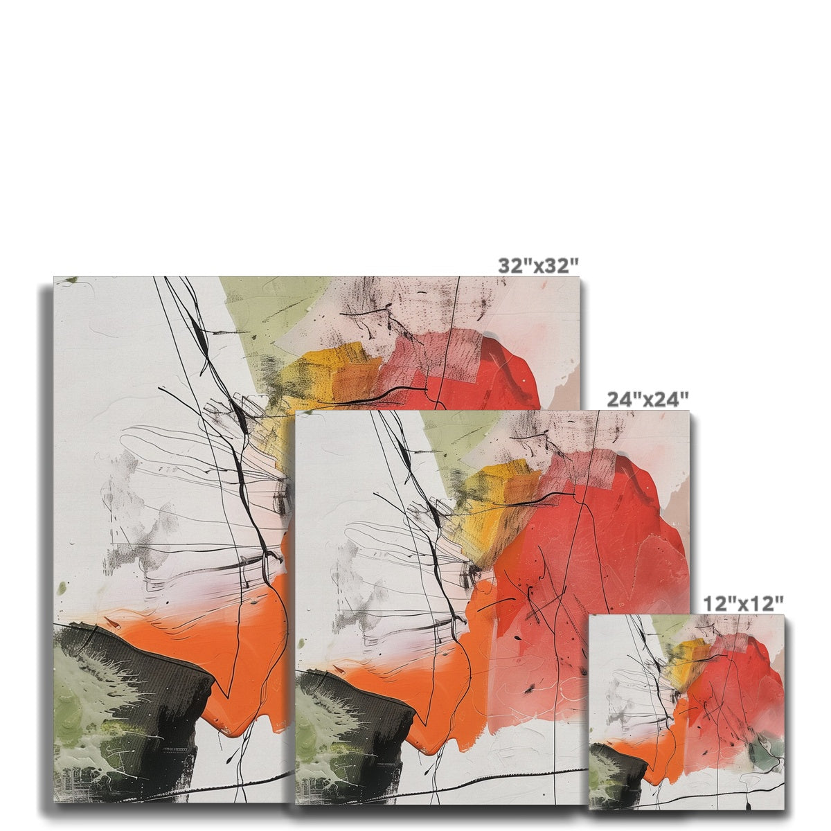 Jen Fargeot Creative | Abstract | Wall Art | Fragmented Dreams | Canvas
