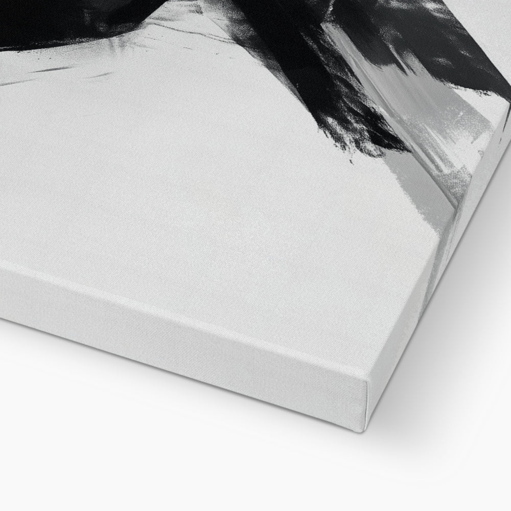 Jen Fargeot Creative | Black & White | Wall Art | Monochrome Portrait | Canvas