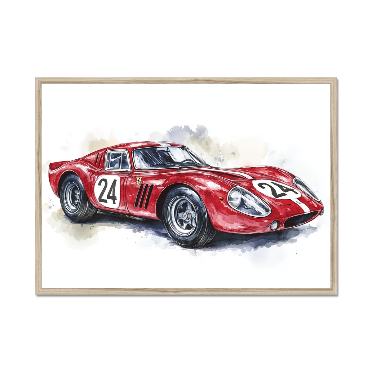 Jen Fargeot Creative | Cars | Wall Art | Ferrari Dino GTO | Framed Print