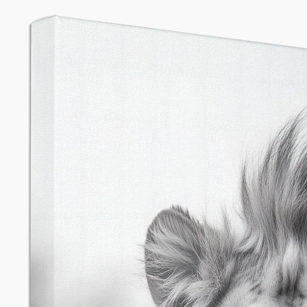 Animal | Wall Art | Majestic Lion of the Savanna | Canvas