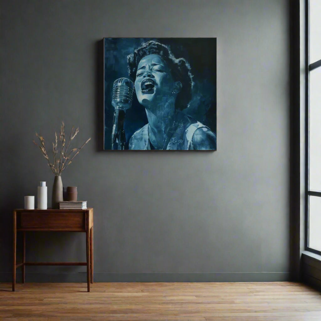 Jen Fargeot Creative | Jazz | Wall Art | Jazz Singer Bessie (4) | Canvas