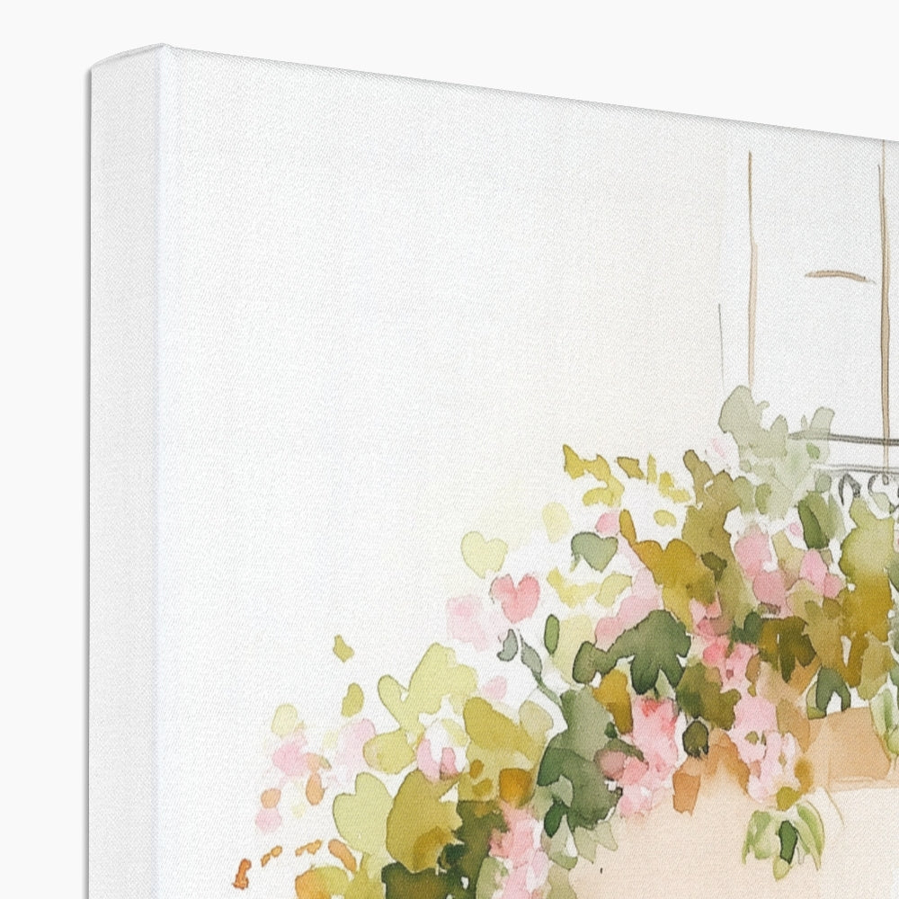 Jen Fargeot Creative | Watercolour | Parisian Café | Wall Art | Canvas