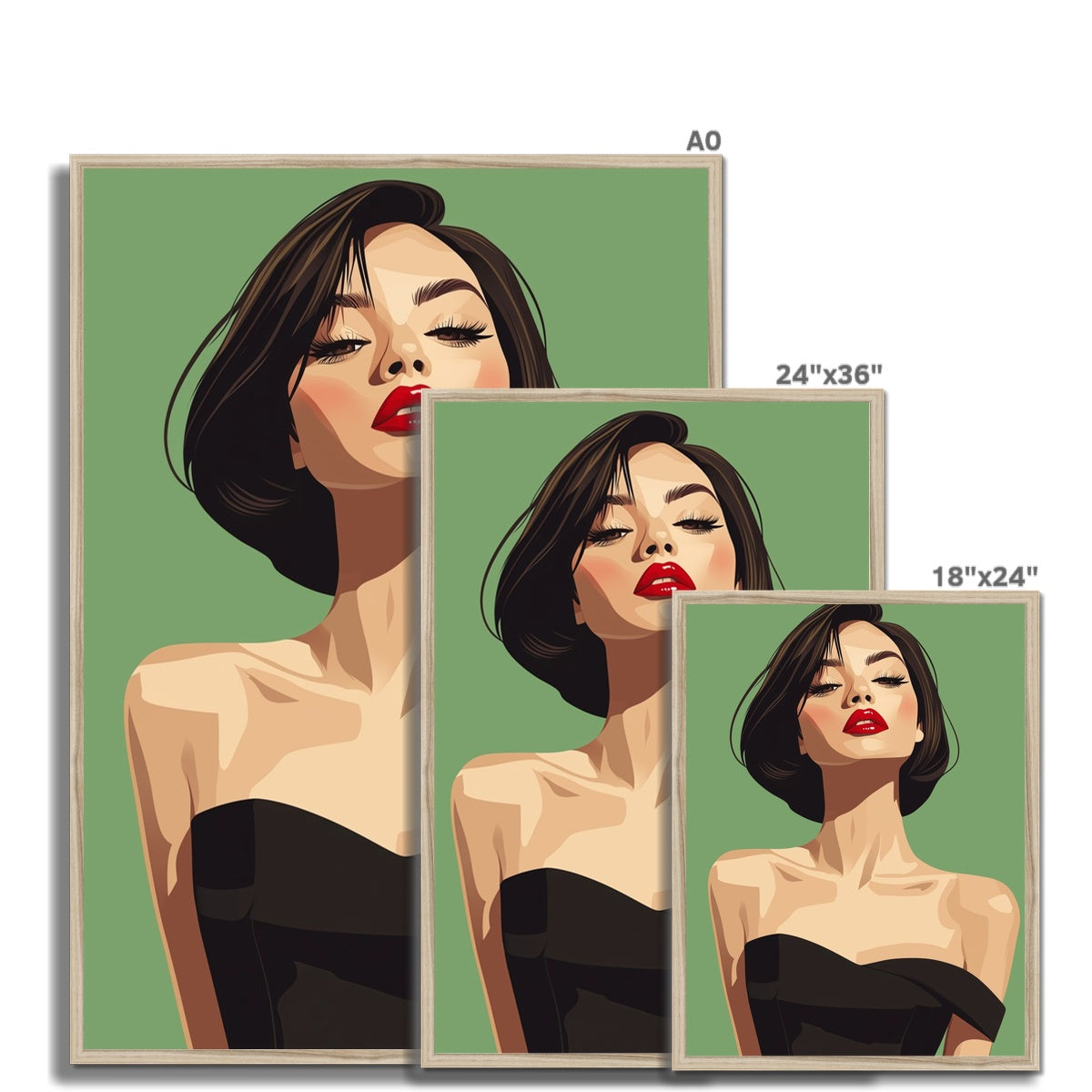 Jen Fargeot Creative | Illustration | Wall Art | She's Got It All | Framed Print