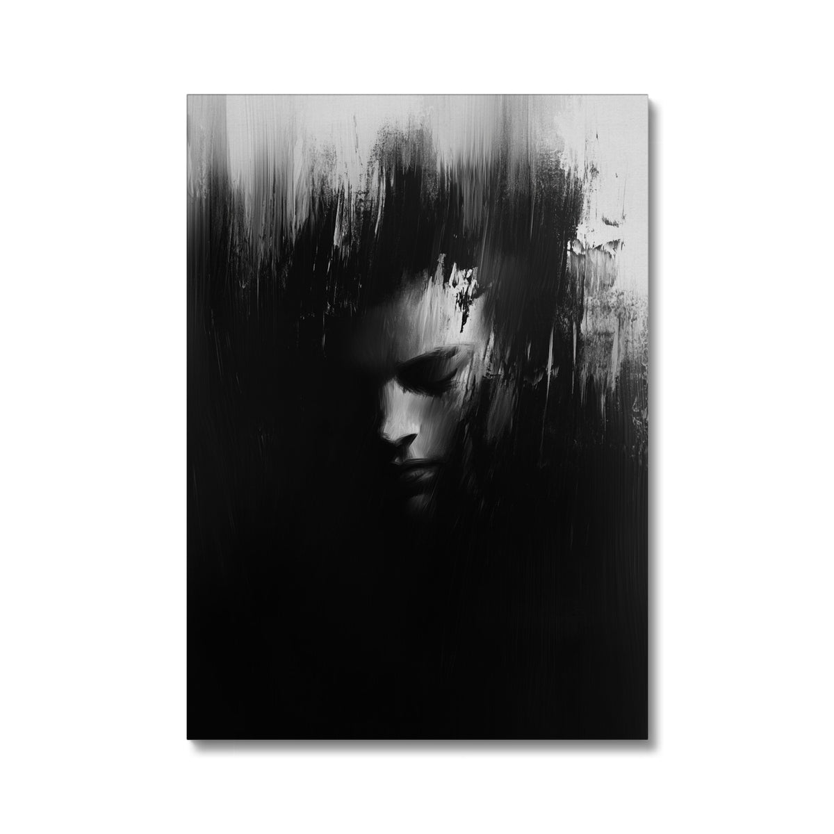 Jen Fargeot Creative | Black & White | Wall Art | Solitude in Shadows | Canvas