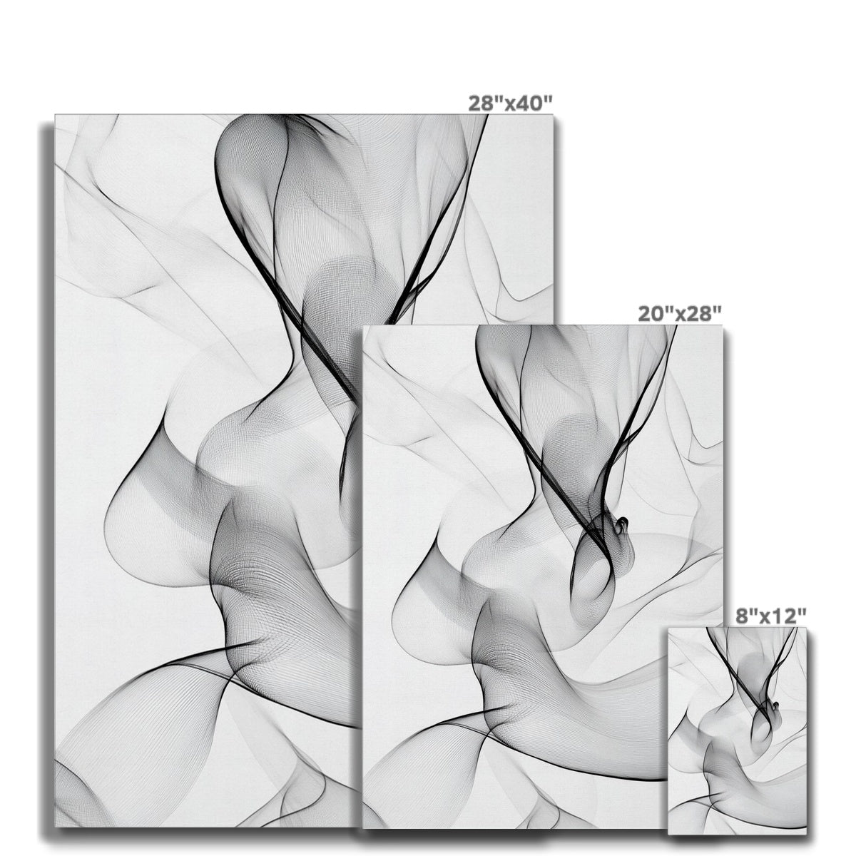 Jen Fargeot Creative | Abstract | Wall Art | Smoke and Bodies | Canvas