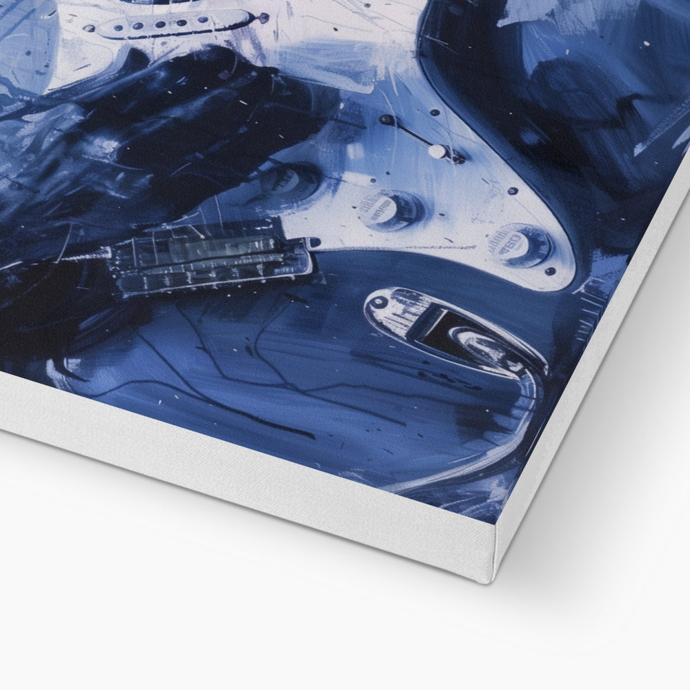 Jen Fargeot Creative | Jazz | Wall Art | Guitar Man John | Canvas