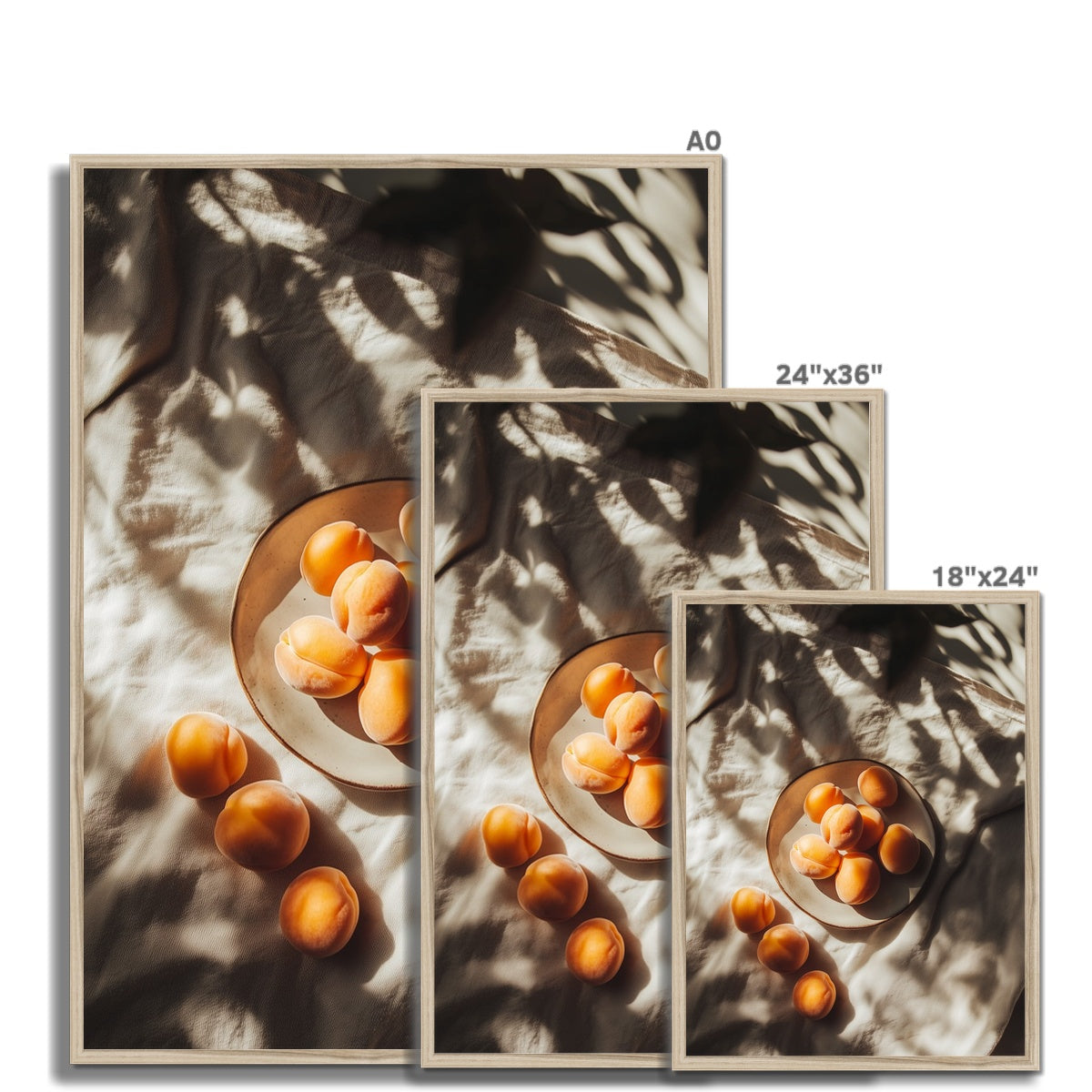 Jen Fargeot Creative | Mediterranean | Wall Art | Apricots and Sunshine | Framed Print
