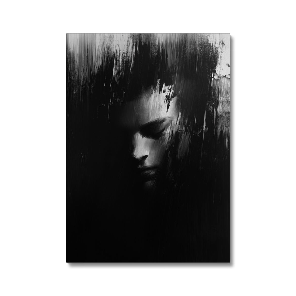 Jen Fargeot Creative | Black & White | Wall Art | Solitude in Shadows | Canvas