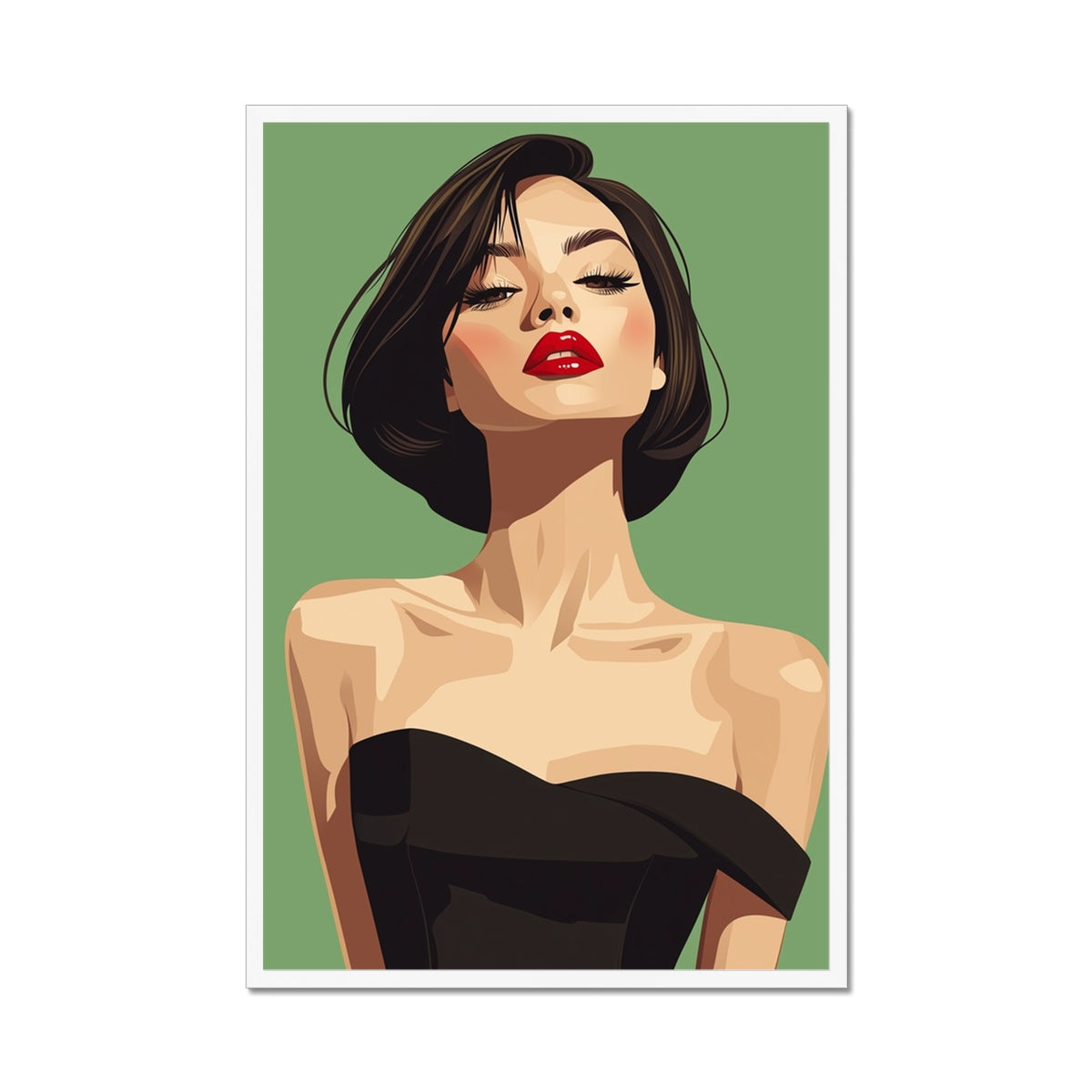 Jen Fargeot Creative | Illustration | Wall Art | She's Got It All | Framed Print