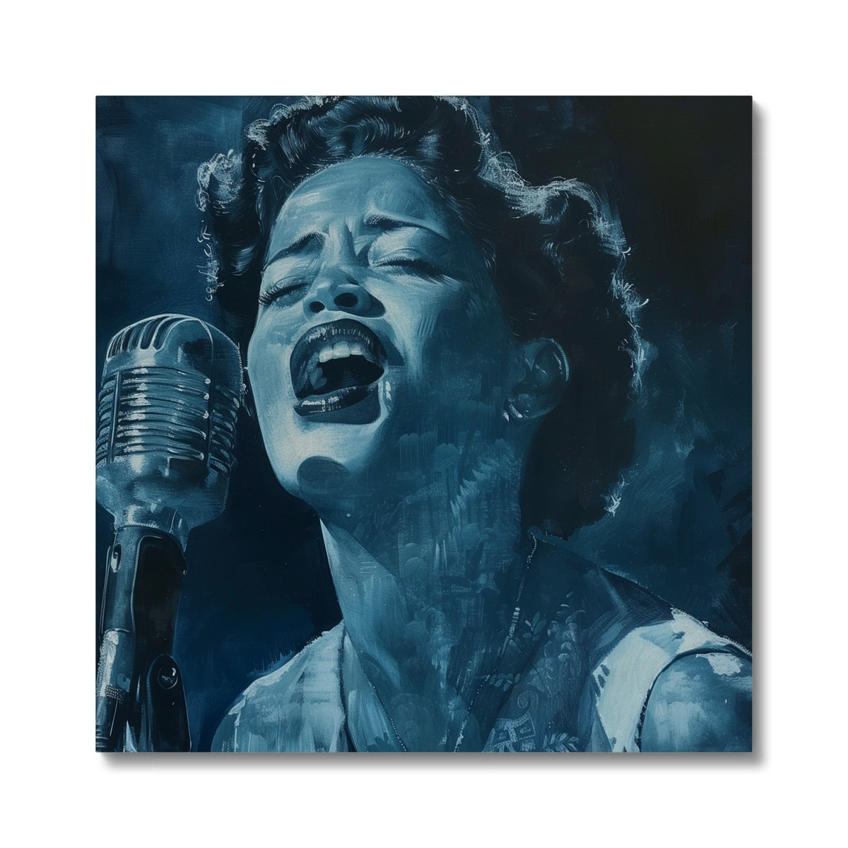 Jen Fargeot Creative | Jazz | Wall Art | Jazz Singer Bessie (4) | Canvas