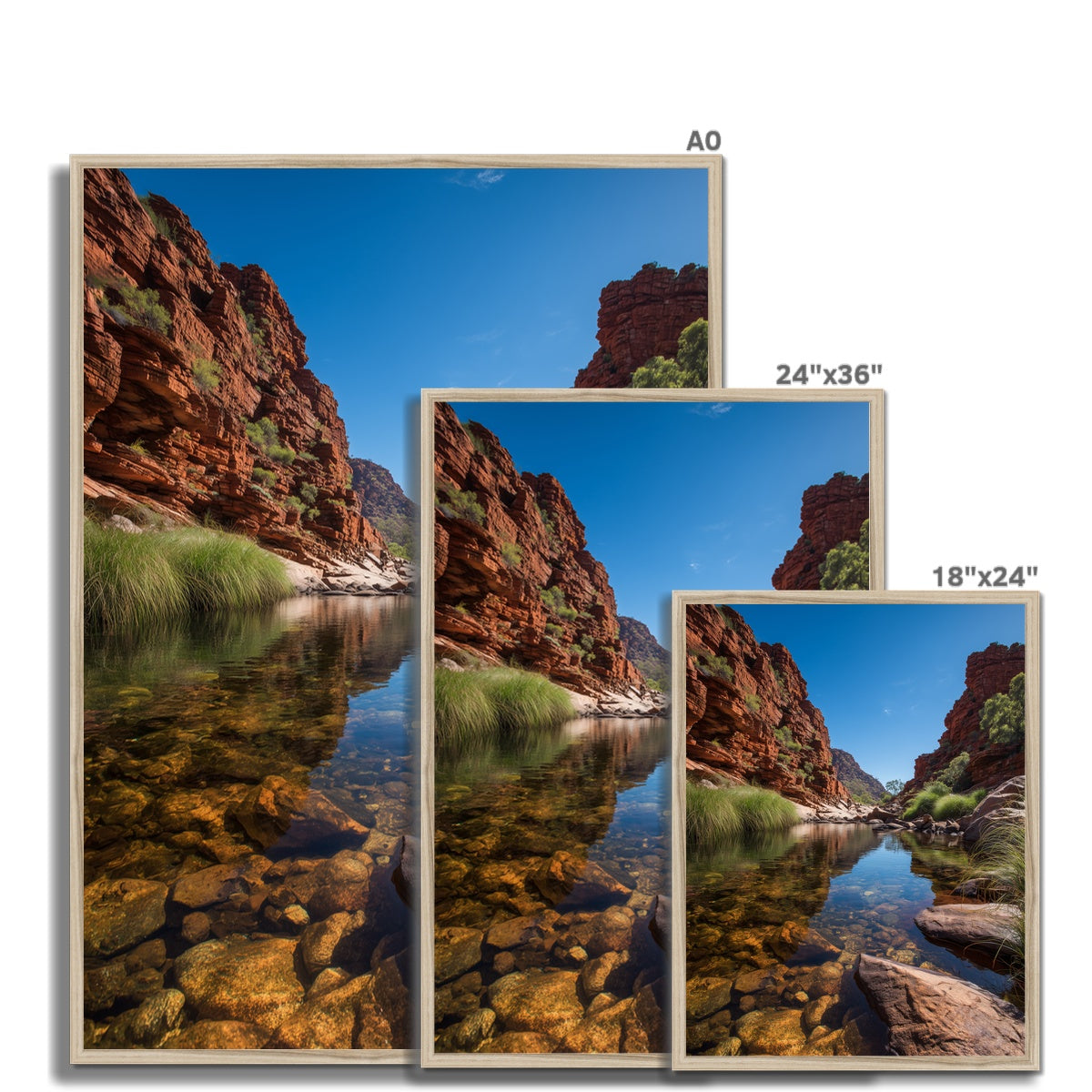Jen Fargeot Creative | Landscape | Wall Art | An Australian Landscape (2) | Framed Print