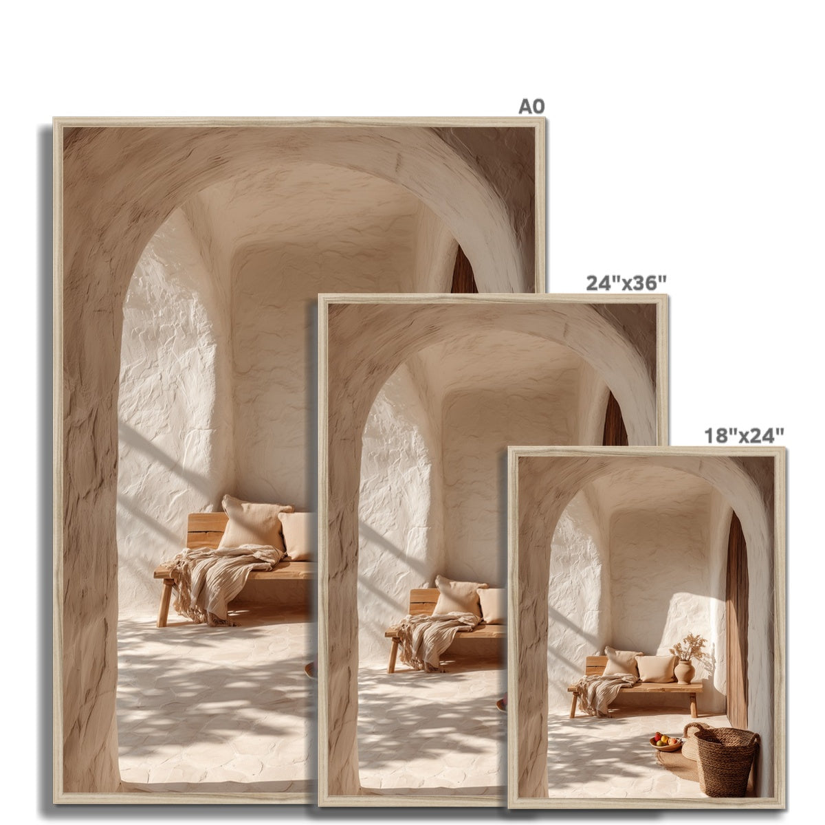 Jen Fargeot Creative | Architecture | Wall Art | The Bench and The Alcove | Framed Print