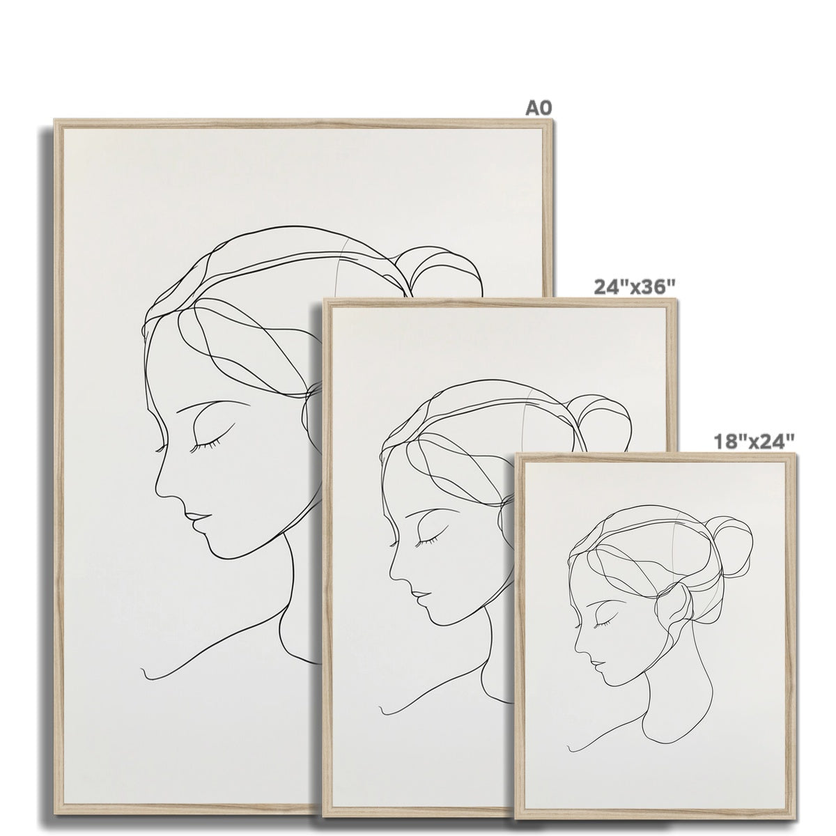 Jen Fargeot Creative | Minimalist | Wall Art | A Thread of Thoughts | Framed Print