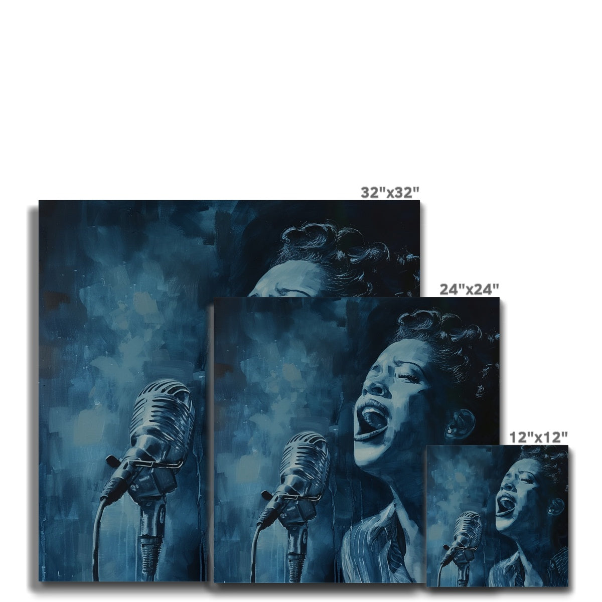 Jen Fargeot Creative | Jazz | Wall Art | Jazz Singer Bessie (2) | Canvas