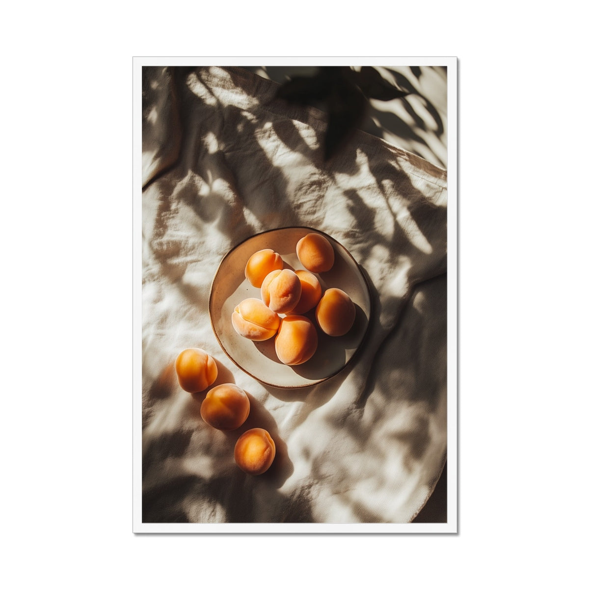 Jen Fargeot Creative | Mediterranean | Wall Art | Apricots and Sunshine | Framed Print