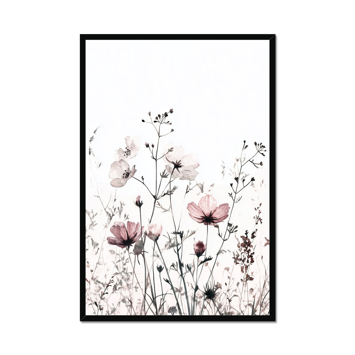 Jen Fargeot Creative | Botanical | Wall Art | Fading Wildflowers | Framed Print