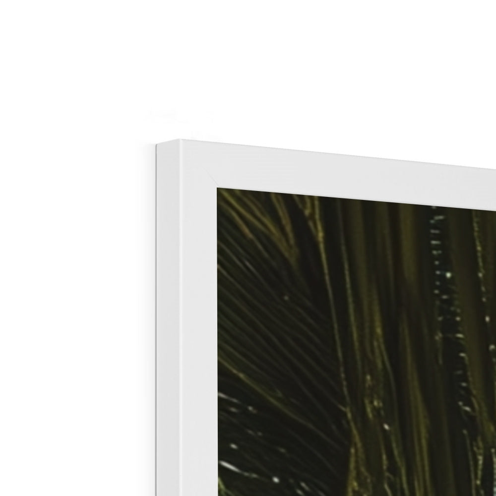 Jen Fargeot Creative | Beach | Wall Art | Underneath the Palm Trees | Framed Print