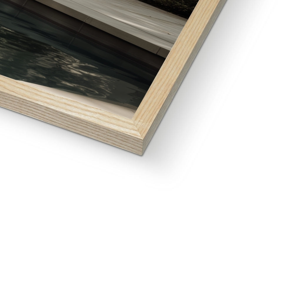 Jen Fargeot Creative | Architecture | Wall Art | The Mansion's Poolside | Framed Print
