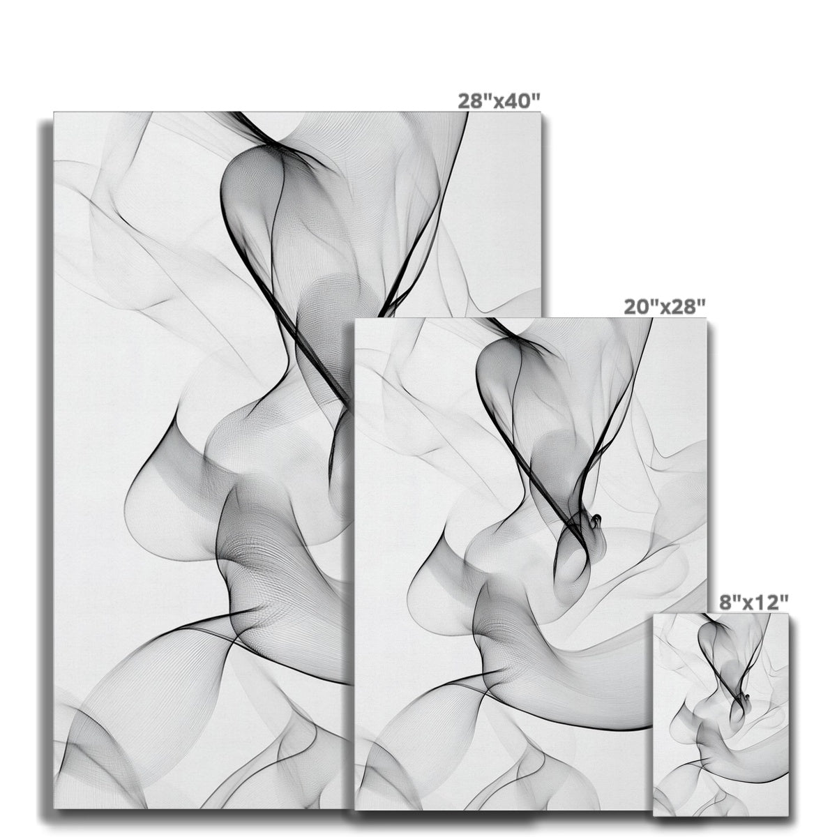 Jen Fargeot Creative | Abstract | Wall Art | Smoke and Bodies | Canvas