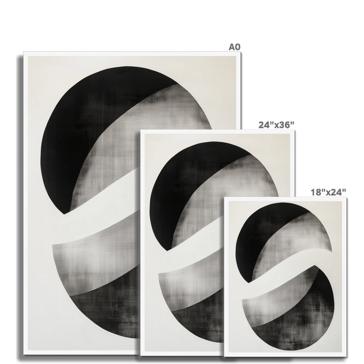 Jen Fargeot Creative | Minimalist | Wall Art | Yin Yang | Framed Print