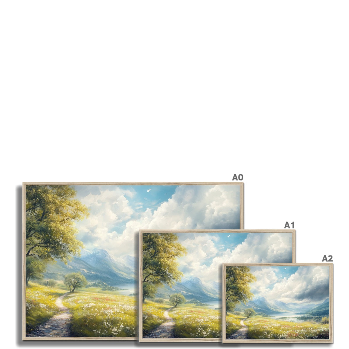 Jen Fargeot Creative | Landscape | Wall Art | The Path (2) | Framed Print