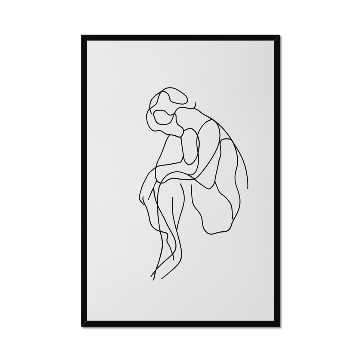Jen Fargeot Creative Minimalist | Wall Art | Think Between The Lines | Framed Print