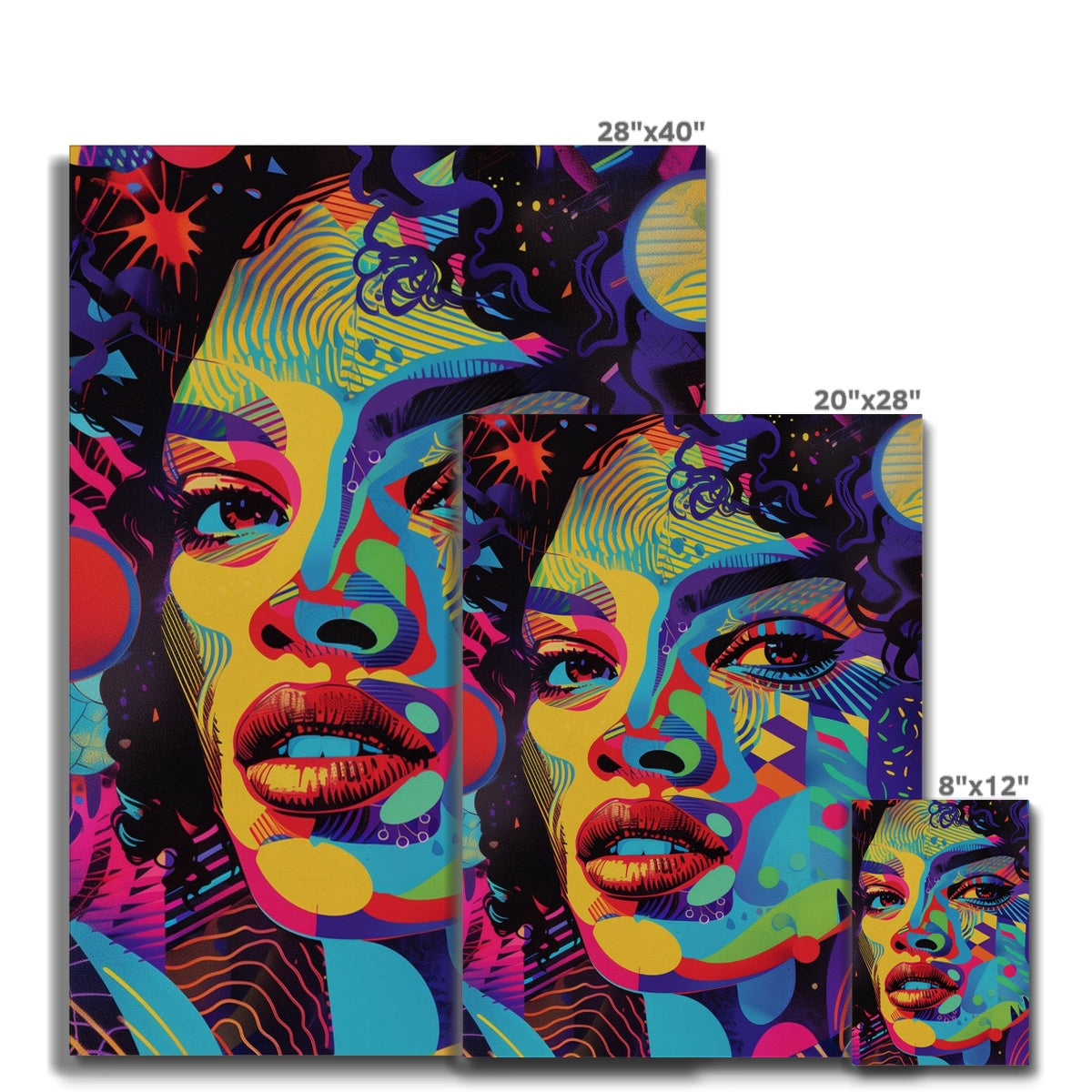 Jen Fargeot Creative | Pop Art | Wall Art | Maria | Canvas