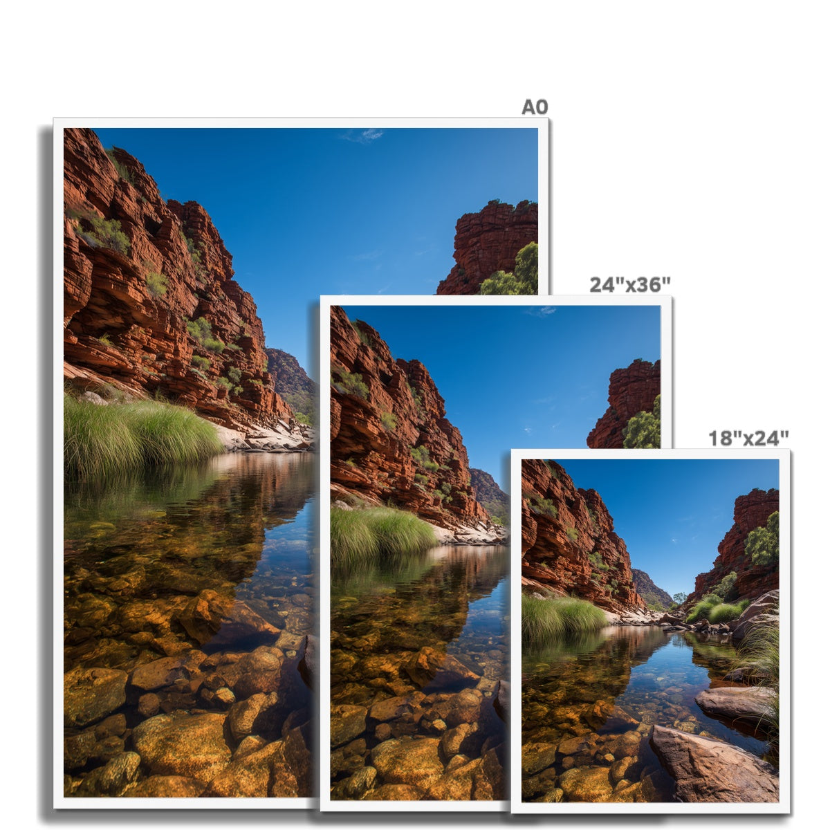 Jen Fargeot Creative | Landscape | Wall Art | An Australian Landscape (2) | Framed Print