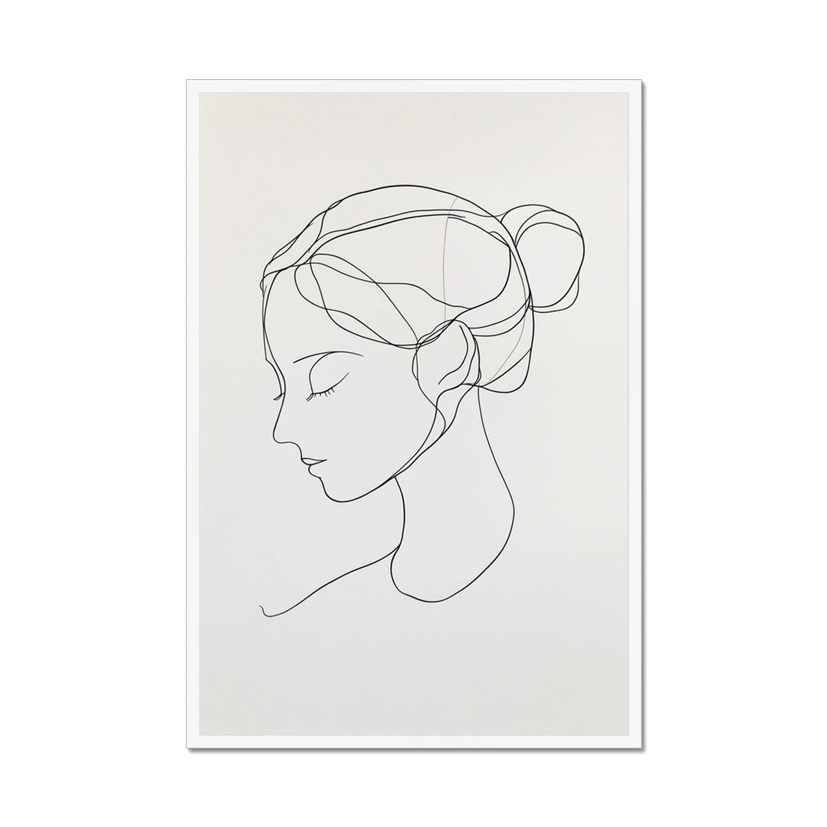 Jen Fargeot Creative | Minimalist | Wall Art | A Thread of Thoughts | Framed Print