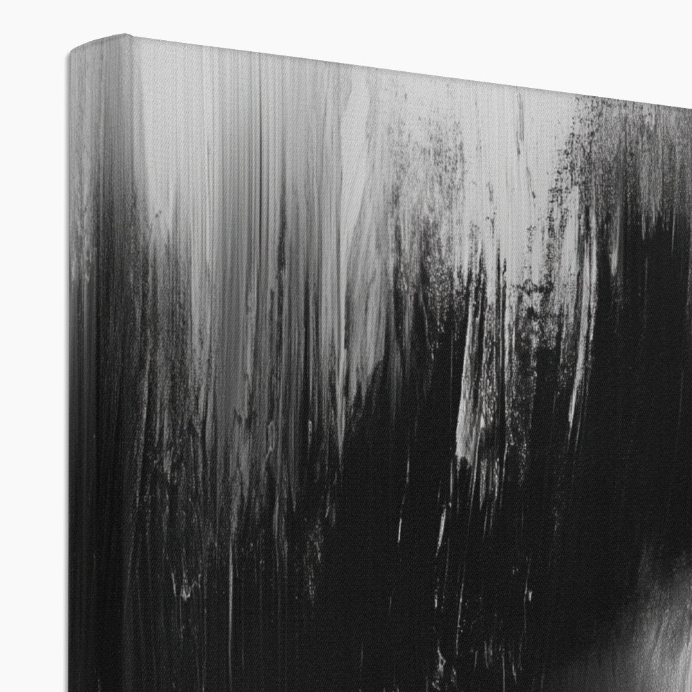 Jen Fargeot Creative | Black & White | Wall Art | Solitude in Shadows | Canvas