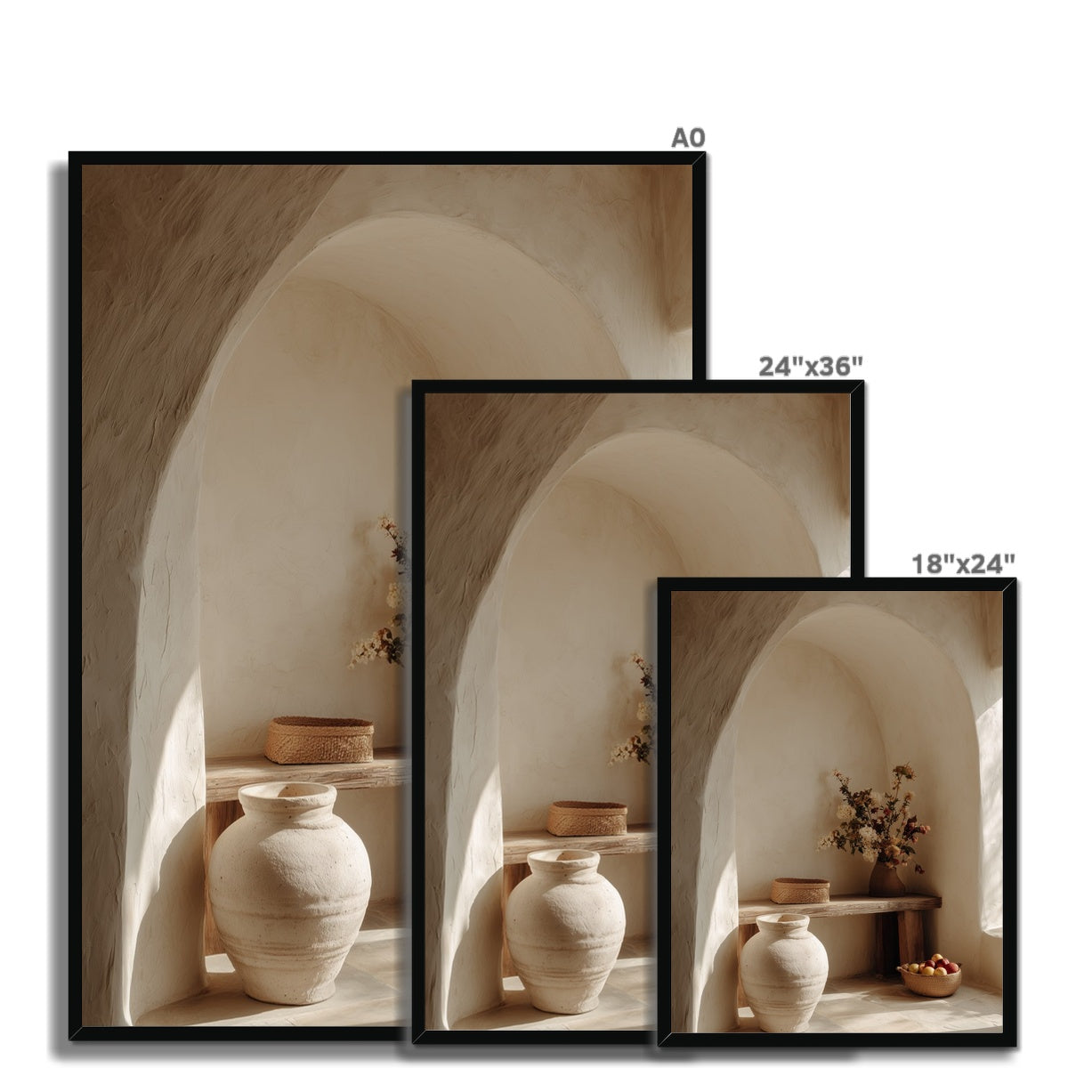 Jen Fargeot Creative | Architecture | Wall Art | A Sunny Alcove | Framed Print