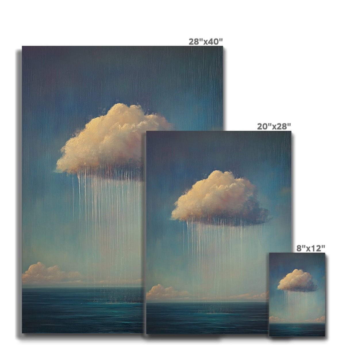 Jen Fargeot Creative | Hyperrealism | Wall Art | Dreaming In Rain | Canvas