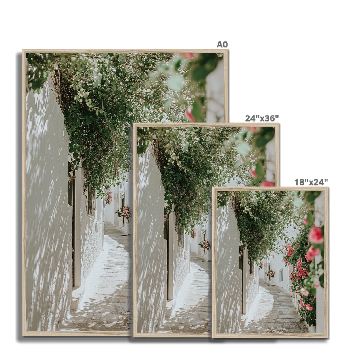 Jen Fargeot Creative | Mediterranean | Wall Art | Puglia Street | Framed Print