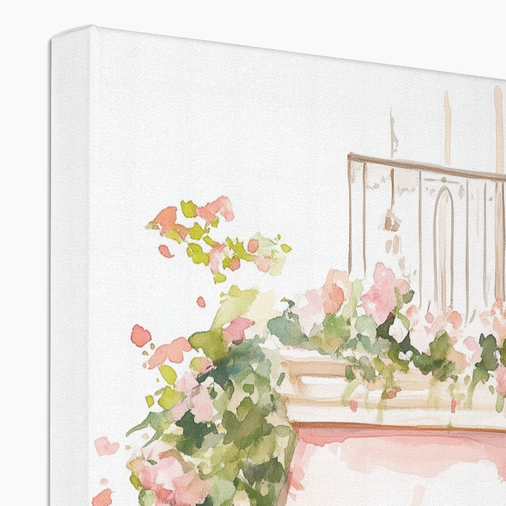 Jen Fargeot Creative | Watercolour | Parisian Café | Wall Art | Canvas